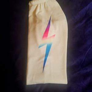 Aviator Nation Bolt Metallic Sweatpants